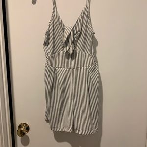 Striped romper